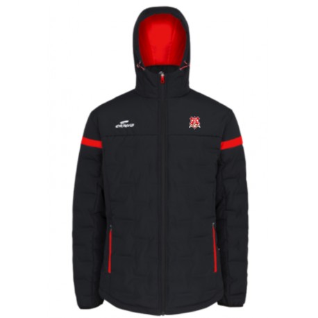 Parka STANA Noir/Rouge + Logo club